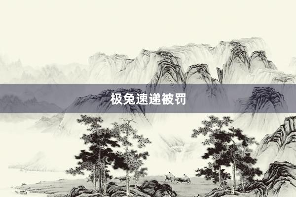 极兔速递被罚