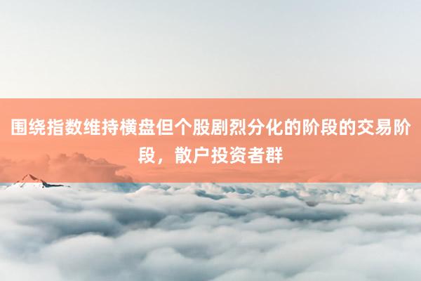 围绕指数维持横盘但个股剧烈分化的阶段的交易阶段，散户投资者群